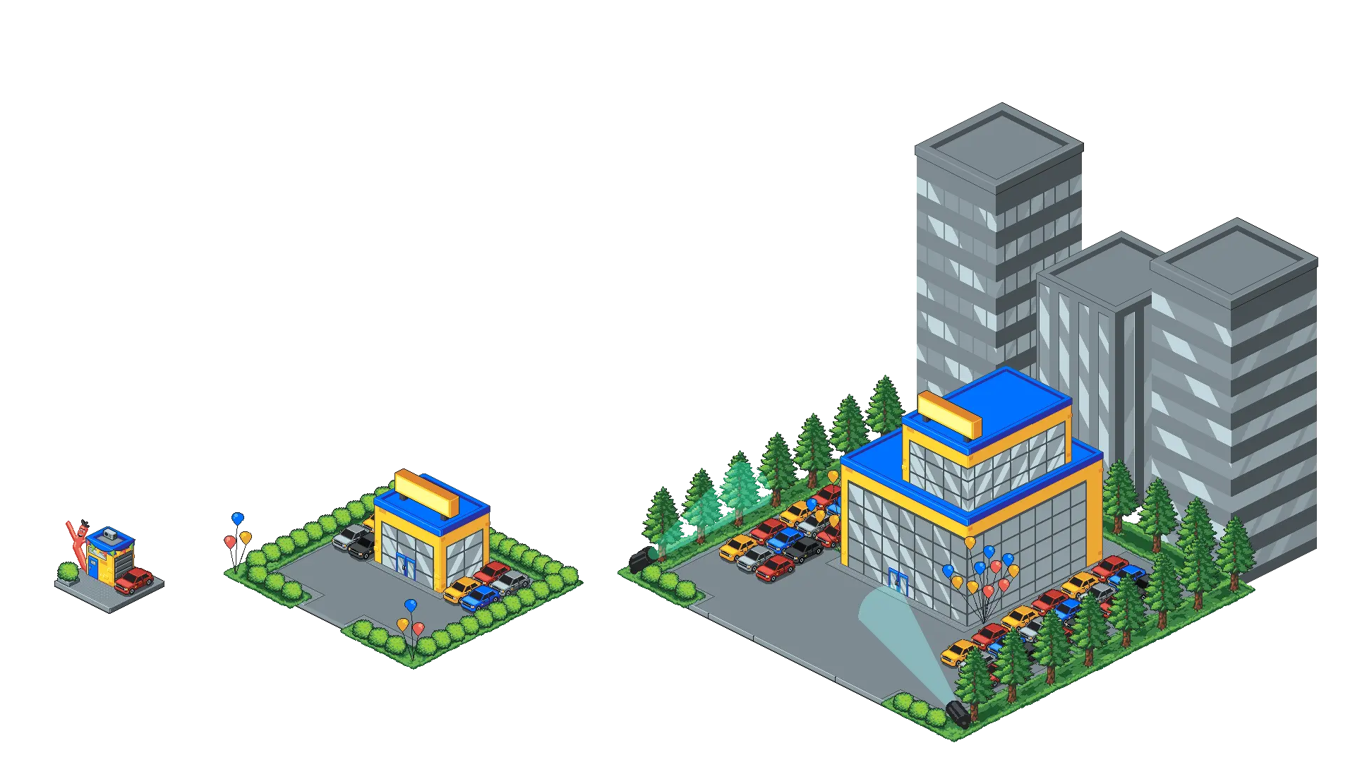 Three dealerships growing from small to large — level up your dealership